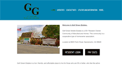 Desktop Screenshot of golfgreenestates.com