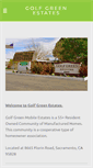 Mobile Screenshot of golfgreenestates.com